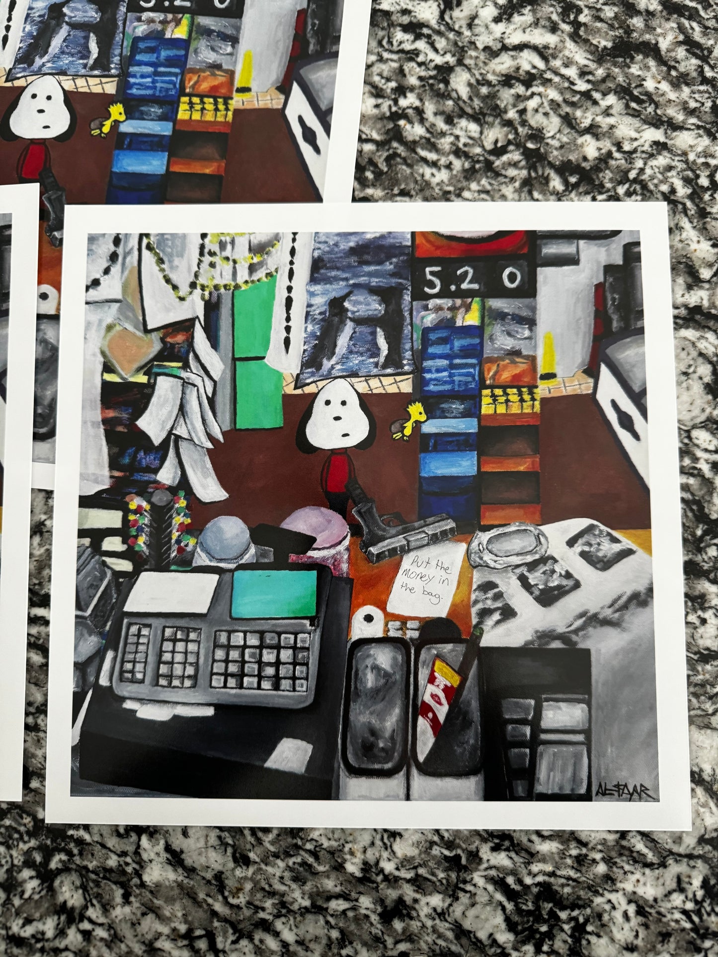 Put The Money In The Bag Prints