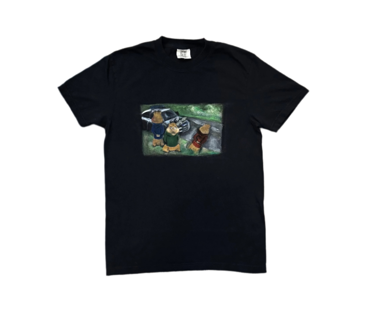 Free the Chipmunks T-Shirt Hand-Painted