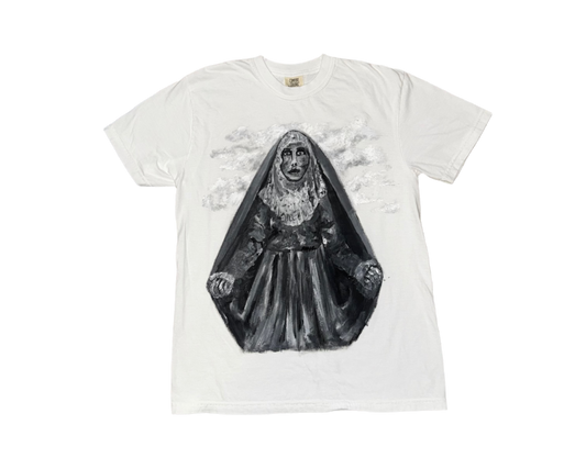 Nun T-Shirt Hand-Painted