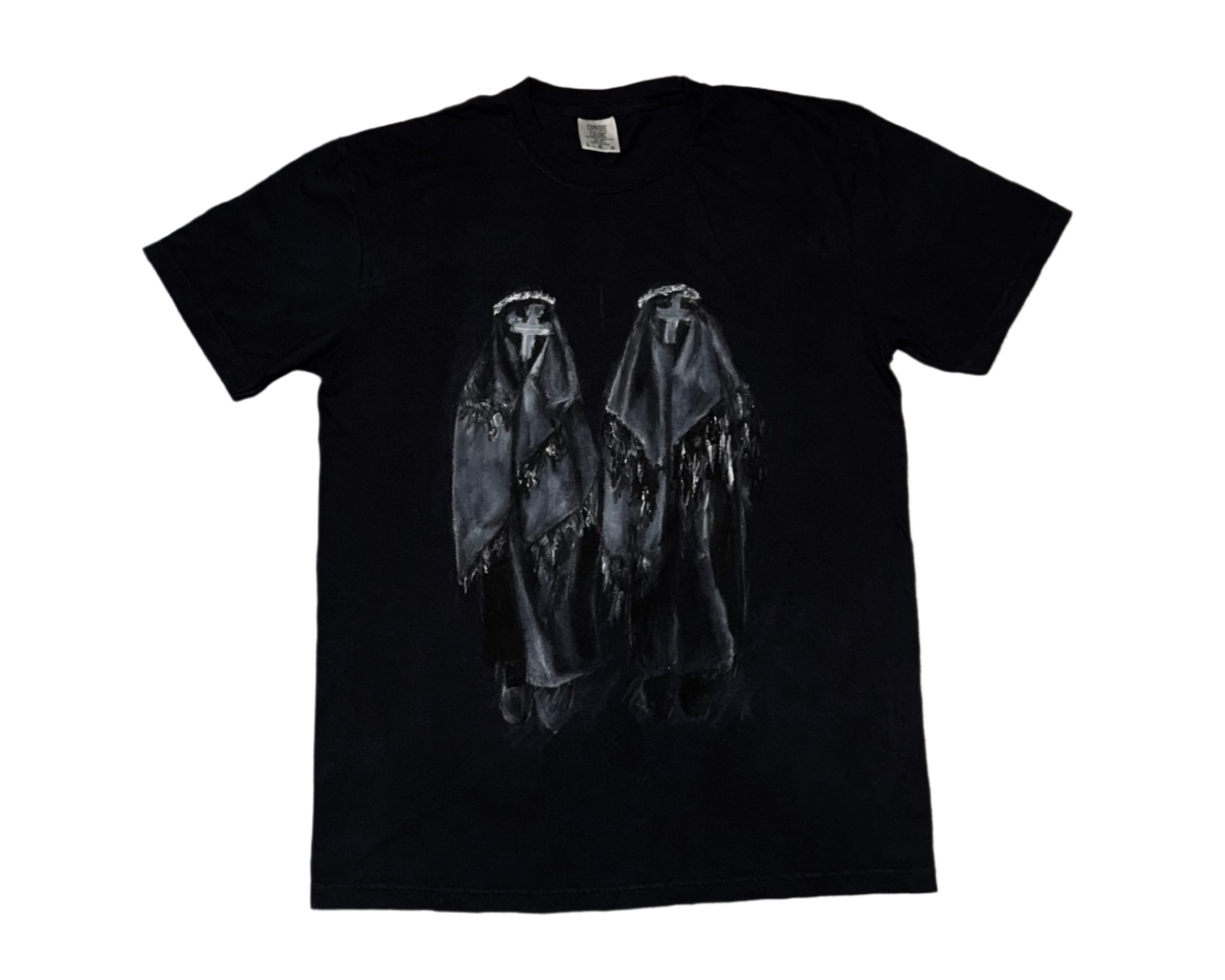 Cross T-Shirt Hand-Painted