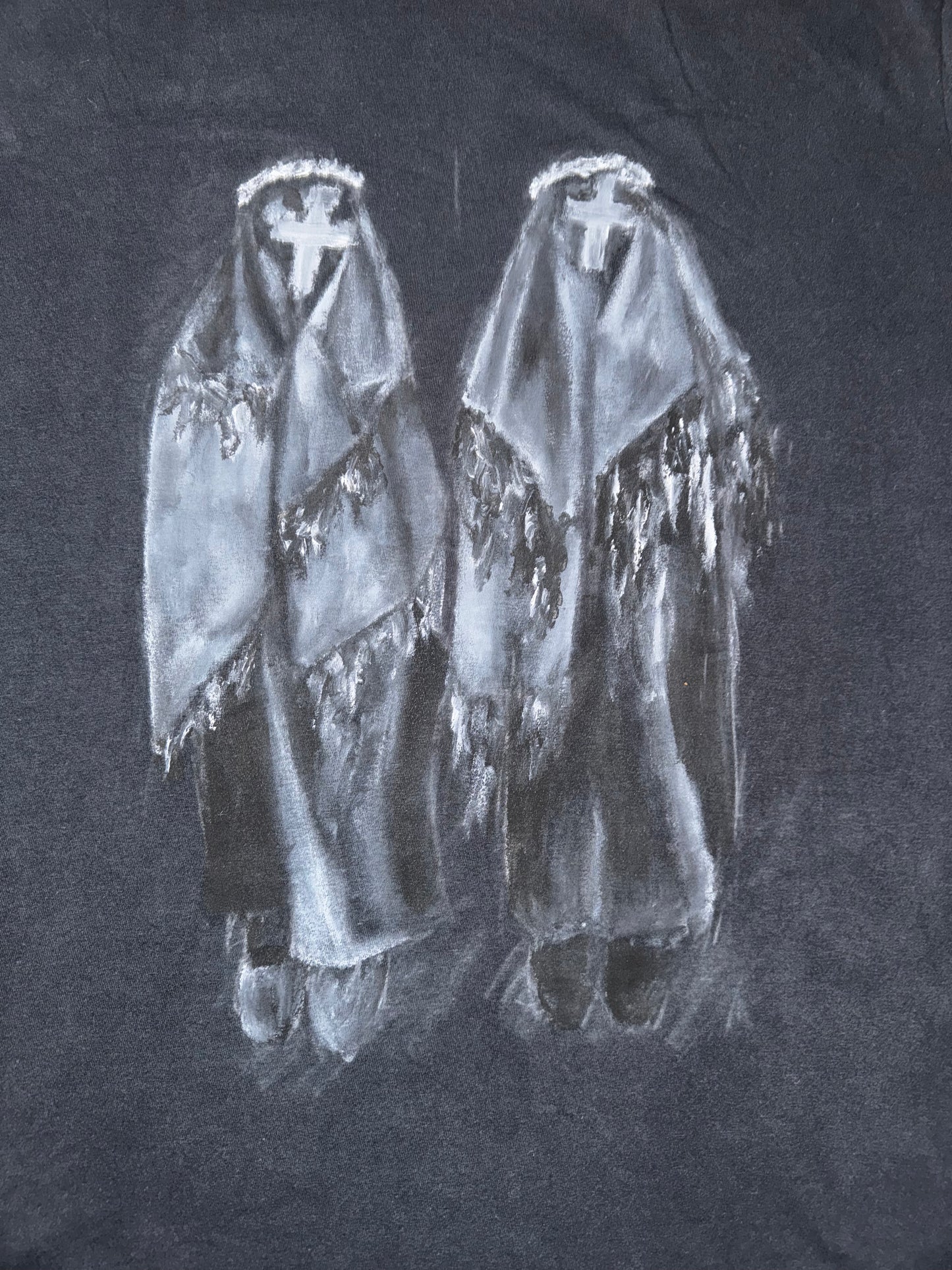 Cross T-Shirt Hand-Painted