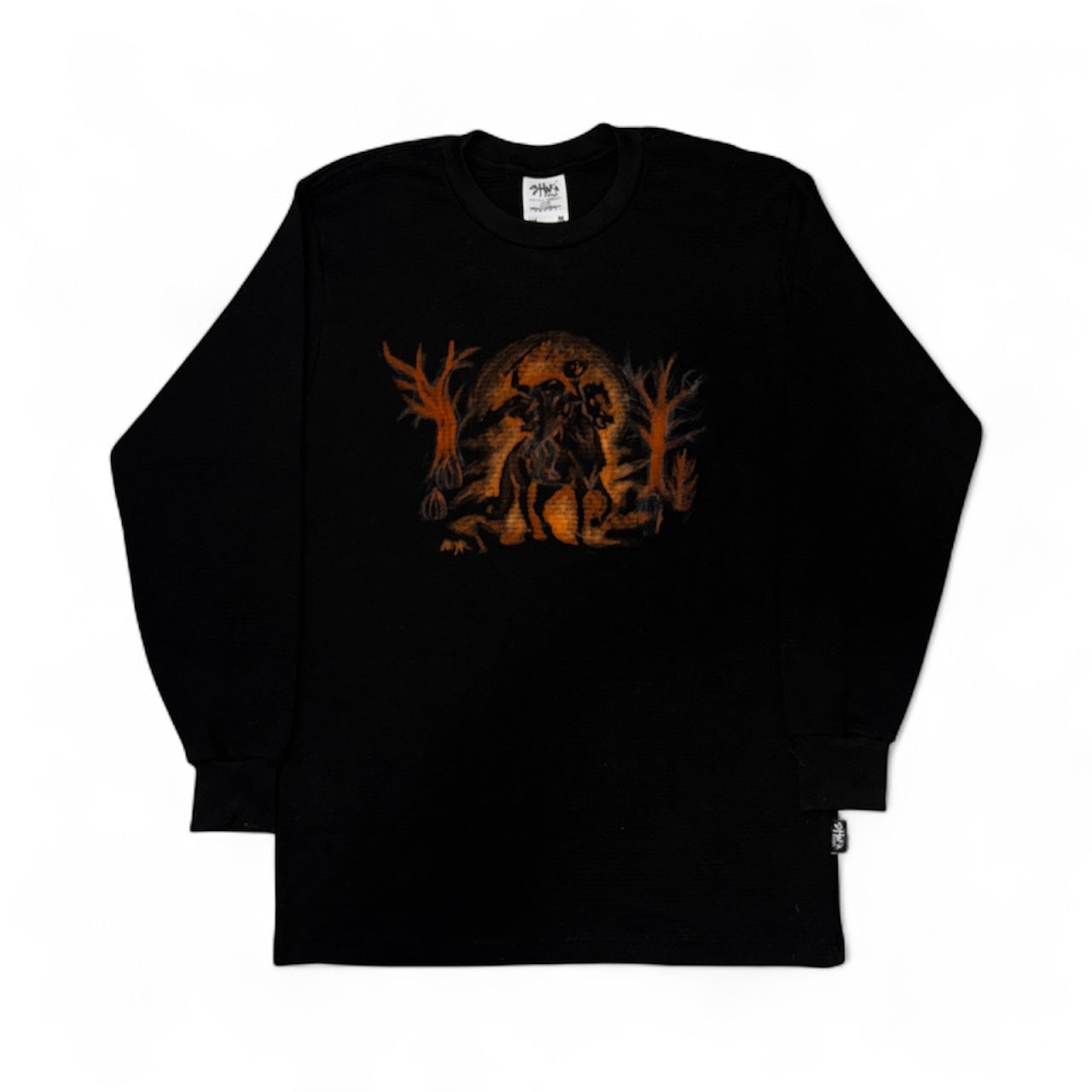 Bleach Painted Long Sleeve Thermals